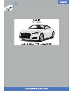 Audi TT (2014-2023) Reparaturleitfaden Motor 2,0 Liter TFSI 145 kW DKZB