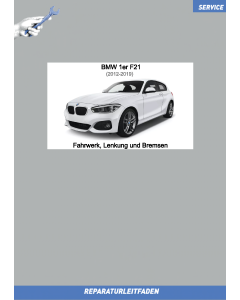 BMW 1er F21 (2012-2019) Werkstatthandbuch Fahrwerk, Lenkung und Bremsen