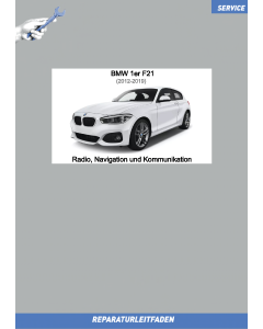 BMW 1er F21 (2012-2019) Werkstatthandbuch Radio Navigation Kommunikation 