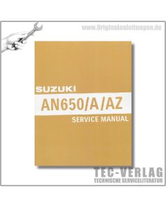 Suzuki AN650/A/AZ (04-12) - Service Manual 