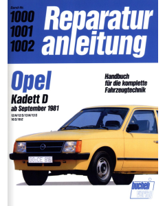 Opel Kadett D  (81>) - Reparaturanleitung Bucheli