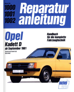 Opel Kadett D  (81>) - Reparaturanleitung Bucheli