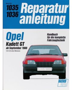 Opel Kadett GT (88>) 1.8 / 2.0 Liter Reparaturanleitung Bucheli 1035