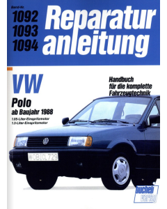 VW Polo (ab 1988) Reparaturanleitung Bucheli 1092