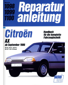 Citroen AX 10/11/14/GT /14 Diesel (ab 09.1986) Reparaturanleitung Bucheli 1098
