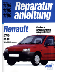Renault Clio (1991-1997) Reparaturanleitung Bucheli 1104