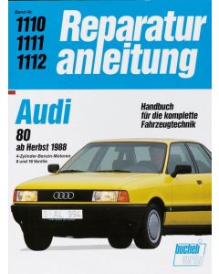 Audi 80 (88>) Benziner Reparaturanleitung Bucheli 1110