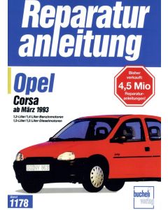 Opel Corsa B Benziner / 1,5 Liter Diesel (93-00) Reparaturanleitung Bucheli 1178