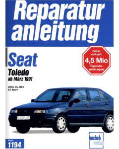Seat Toledo (ab 03.1991) Reparaturanleitung Bucheli 1194