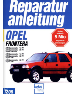 Opel Frontera Benziner (92-98) Reparaturanleitung Bucheli 1205