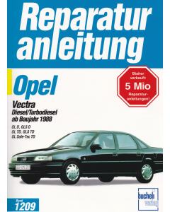 Opel Vectra A, Diesel (88-95) Reparaturanleitung Bucheli 1209