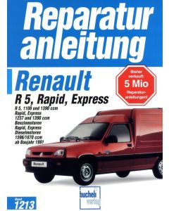 Renault R5 | Rapid | Express (91-97) Reparaturanleitung Bucheli 1213