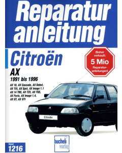 Citroen AX (1991-1996) Reparaturanleitung Bucheli 1216