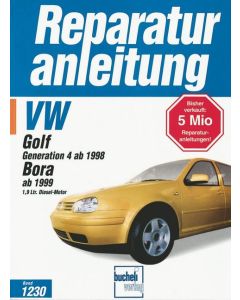 VW Golf IV Diesel (98>) / Bora Diesel (99>) Reparaturanleitung Bucheli 1230