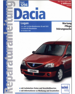 Dacia Logan Diesel und Benziner (04-13) Reparaturanleitung Bucheli 1294