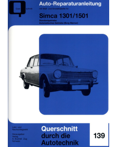 Simca 1301 / 1501 Reparaturanleitung Bucheli 139