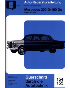 Mercedes W110 200 D / 190 Dc (61-68) Reparaturanleitung Bucheli 154