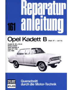 Opel Kadett B (67-73) Reparaturanleitung Bucheli 161