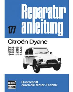 Citroen Dyane 4 / 6 Reparaturanleitung Bucheli 177