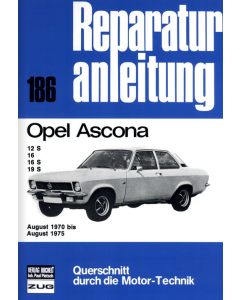 Opel Ascona (08.1970 - 08.1975) Reparaturanleitung Bucheli 186