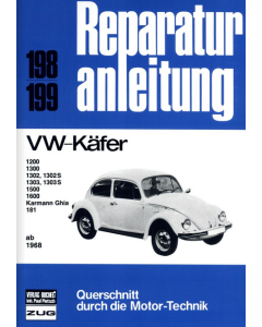 VW Käfer ab 1968 Reparaturanleitung Bucheli 198