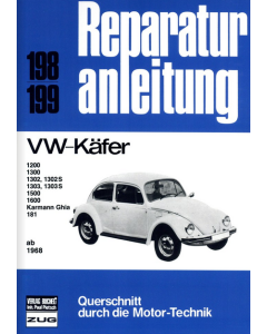 VW Käfer ab 1968 Reparaturanleitung Bucheli 198