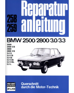 BMW E3 2500 / 2800 / 3.0 / 3.3 L (68-77) Reparaturanleitung Bucheli 258