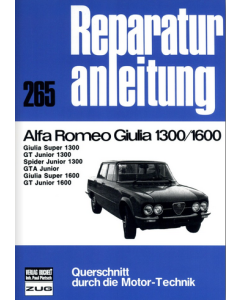 Alfa Romeo Giulia 1300 / 1600 Reparaturanleitung Bucheli 265