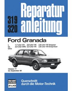 Ford Granada L / GL / Ghia (77-80) Reparaturanleitung Bucheli 319