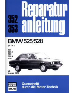 BMW 5er E12 525 / 528 (73-81) Reparaturanleitung Bucheli 352