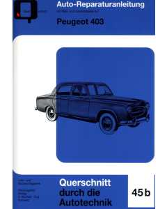Peugeot 403 Reparaturanleitung Bucheli 45b