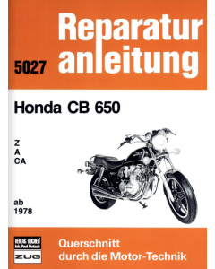 Honda CB 650 Z A CA (78>) Reparaturanleitung Bucheli 5027