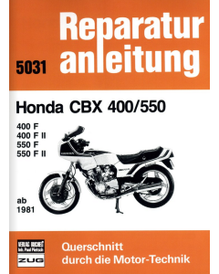 Honda CBX 400/550 (ab 1981) Reparaturanleitung Bucheli 5031