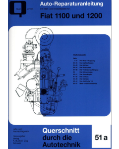Fiat 1100/1200 Reparaturanleitung Bucheli 51a