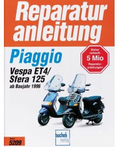 Piaggio Sfera 125 / Vespa ET 4 (96>) Reparaturanleitung Bucheli 5209