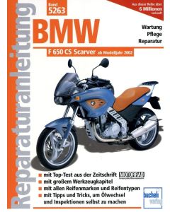 BMW F 650 CS Scarver (02>) Reparaturanleitung Bucheli 5263