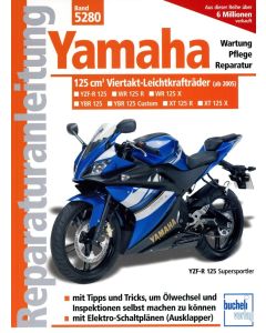 Yamaha 125 ccm Viertakt Leichtkrafträder (05>) Reparaturanleitung Bucheli 5280