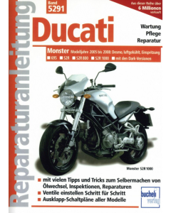 Ducati Monster (05>) Restposten Reparaturanleitung Bucheli 5291