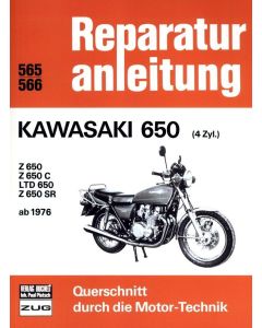 Kawasaki 650 4 Zyl. (76>) Reparaturanleitung Bucheli 565+566