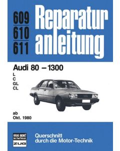 Audi 80 1.3 Liter (80>) Reparaturanleitung Bucheli 609