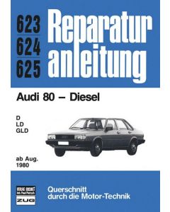 Audi 80 B2 Diesel (80>) Reparaturanleitung Bucheli 623