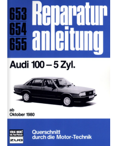 Audi 100 5 Zylinder (80>) Reparaturanleitung Bucheli 653
