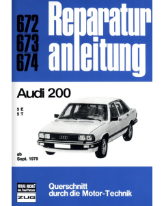 Audi 200 (ab 09.1979) Reparaturanleitung Bucheli 672
