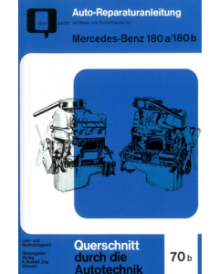 Mercedes W120 180 a / 180 b (57-62) Reparaturanleitung Bucheli 70