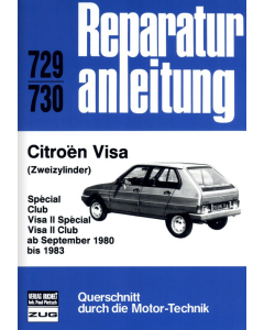Citroen Visa (ab 09.1980-1983) Reparaturanleitung Bucheli 729