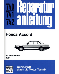 Honda Accord (ab 09.1981) Reparaturanleitung Bucheli 740