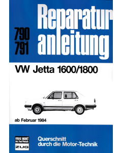 VW Jetta 1600/1800 (ab 02.1984) Reparaturanleitung Bucheli 790
