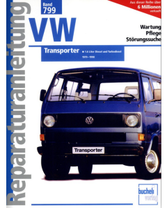 VW Transporter T3 (79-90) 1.6 Liter Diesel Reparaturanleitung Bucheli 799