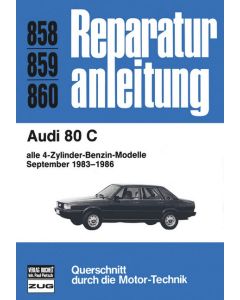 Audi 80 B2 4 Zylinder Benziner (83-86) Reparaturanleitung Bucheli 858