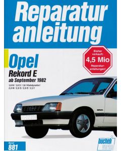 Opel Rekord E (82>) Reparaturanleitung Bucheli 881